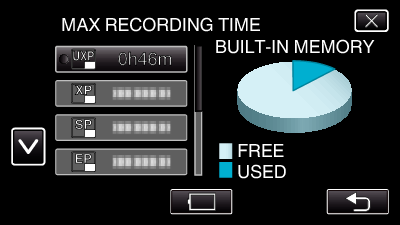 remaining rec time